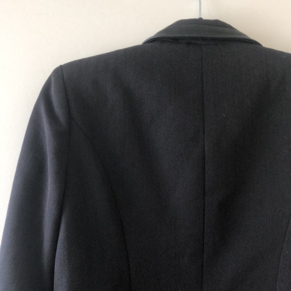 Vintage Robespierre Nanette Lepore contrast trim structured textured blazer - Picture 10 of 11